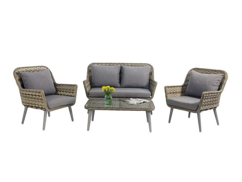 Garden Patio Furniture Outdoor Leisure Rattan Sofa Set ، KD Design YQR-705